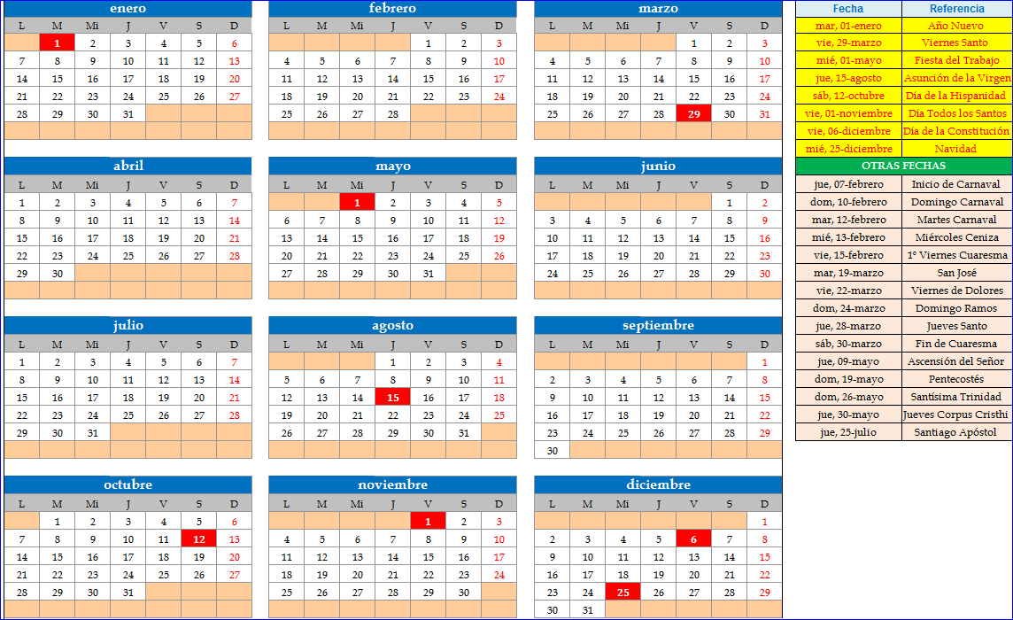 Calendario Mensual 2013 En Pdf Para Descargar